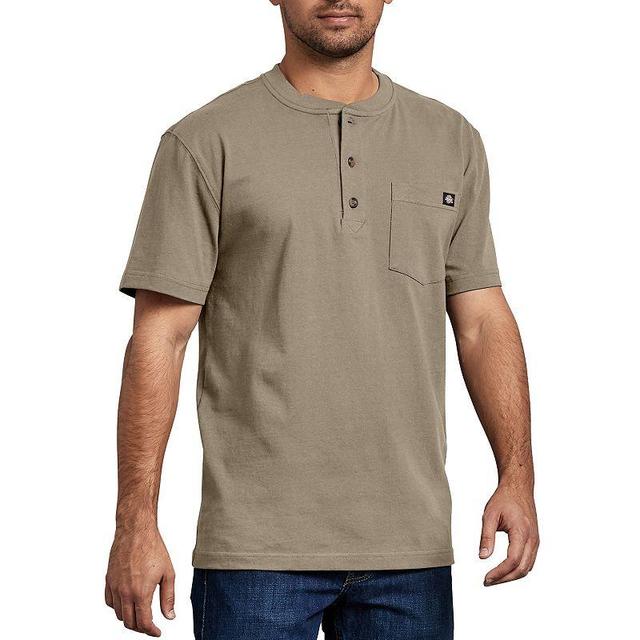 Big & Tall Dickies Heavyweight Henley, Mens Grey Product Image