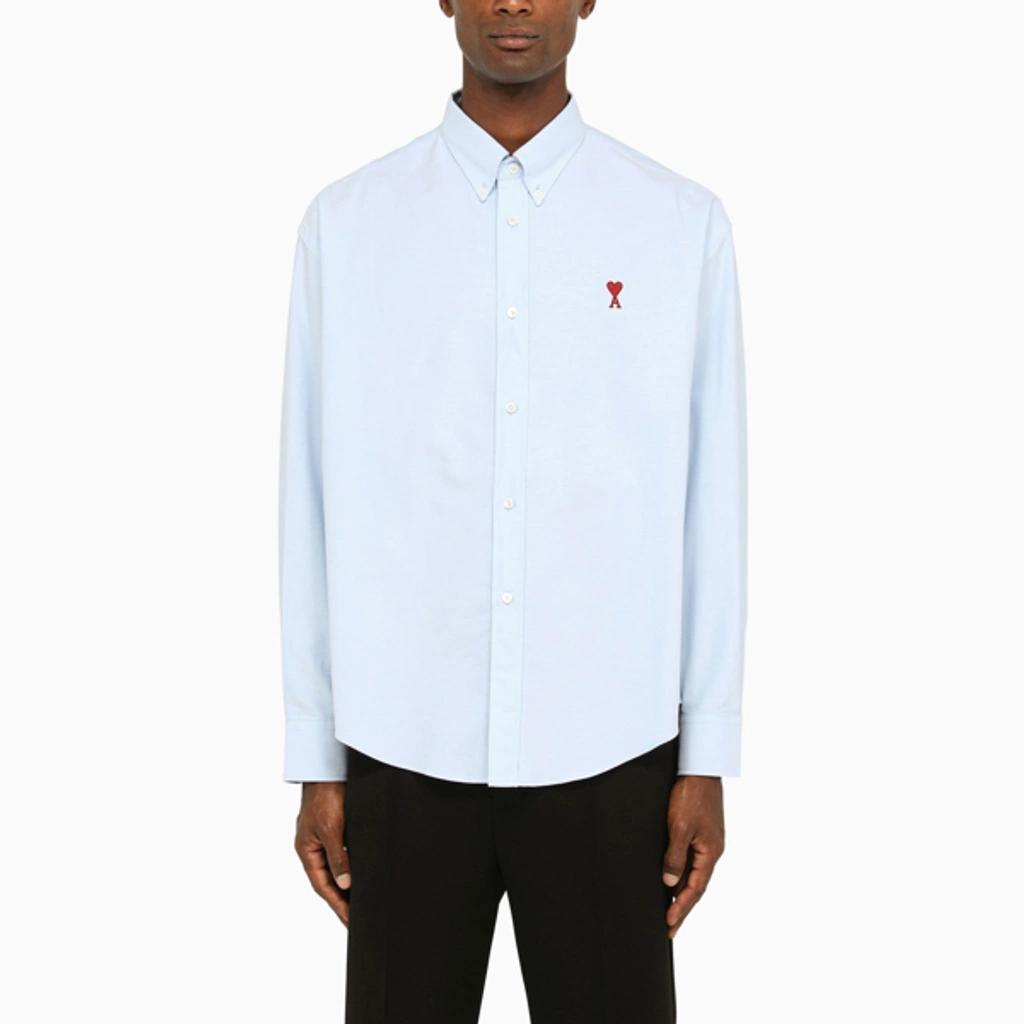 AMI ALEXANDRE MATTIUSSI Shirt Ami De Coeur In Light Blue Product Image