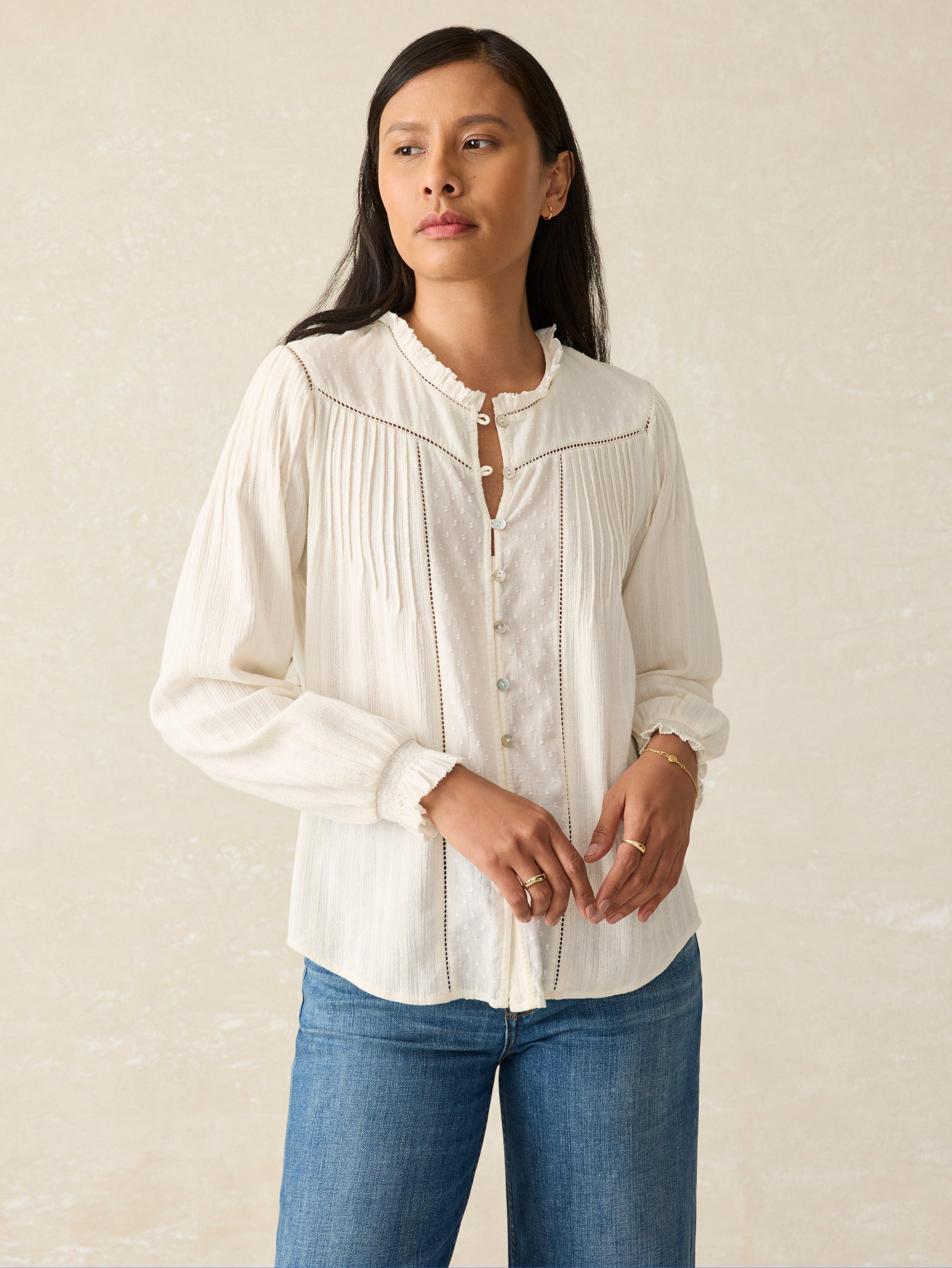 Lily Blouse - Egret Female product image