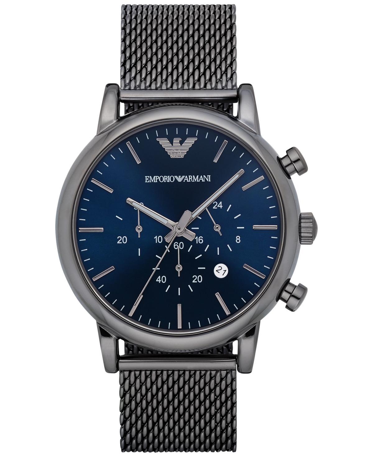 Emporio Armani Sport Chronograph Blue Dial Mens Watch AR1979 Product Image