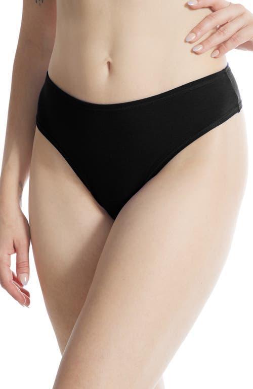 Hanky Panky Womens Playstretch Natural Rise Thong Underwear Product Image