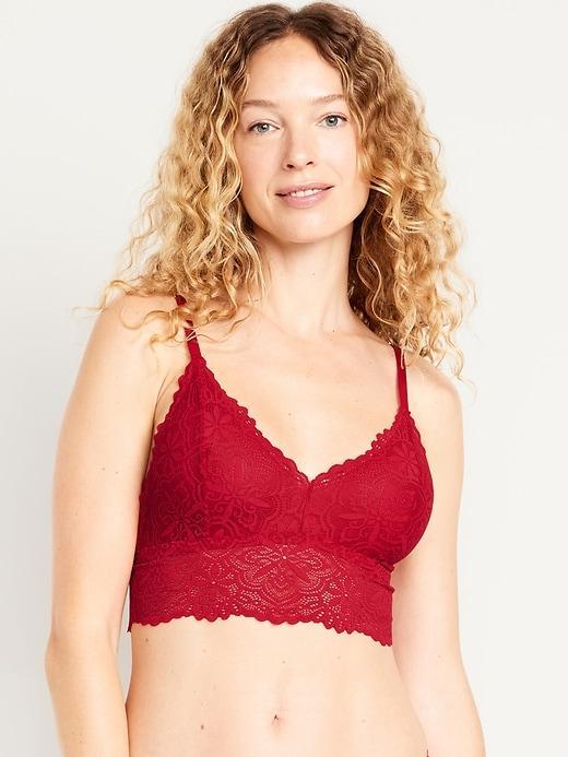 Lace Longline Bralette Product Image