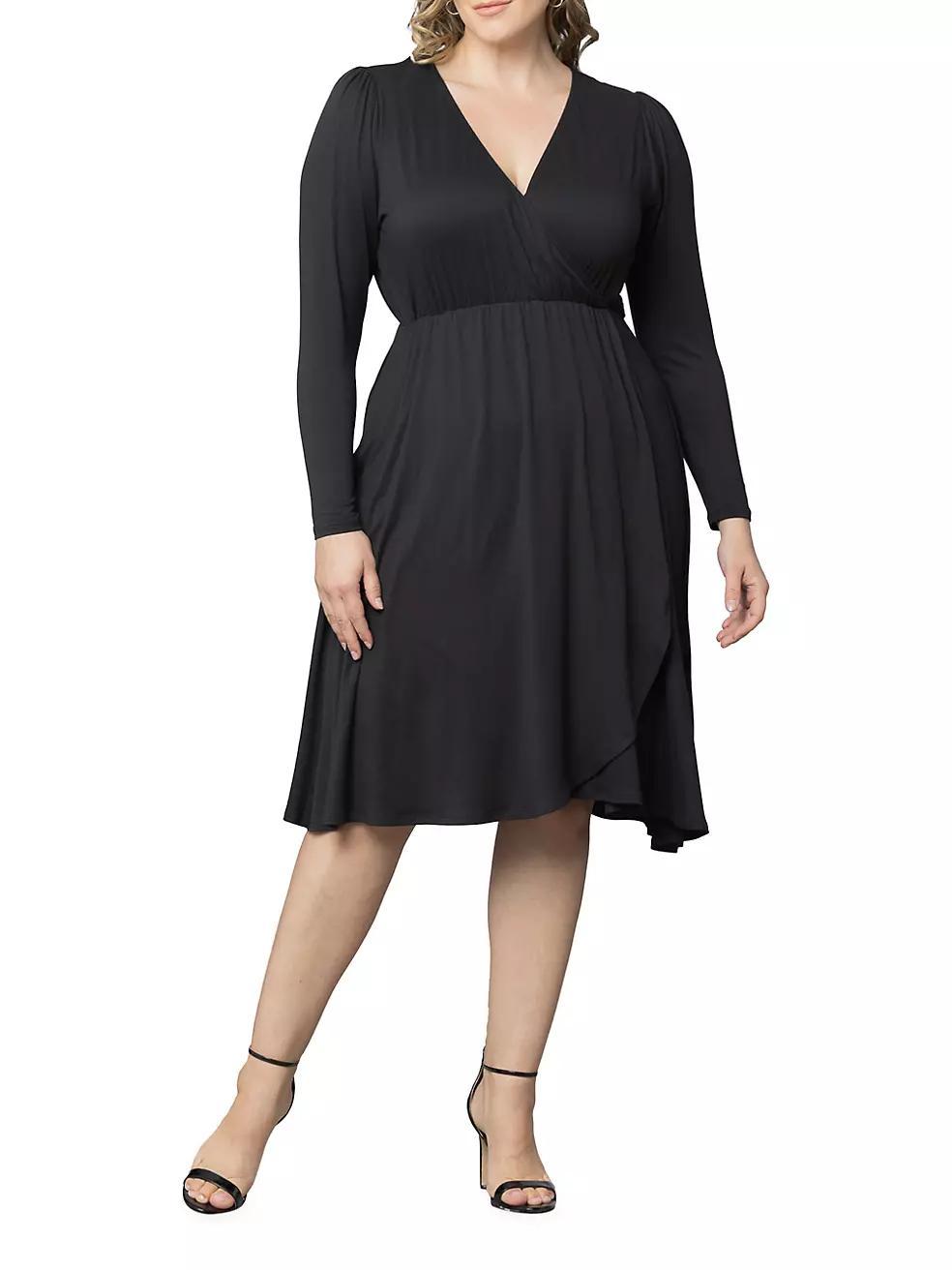 Aster Faux Wrap Dress Product Image