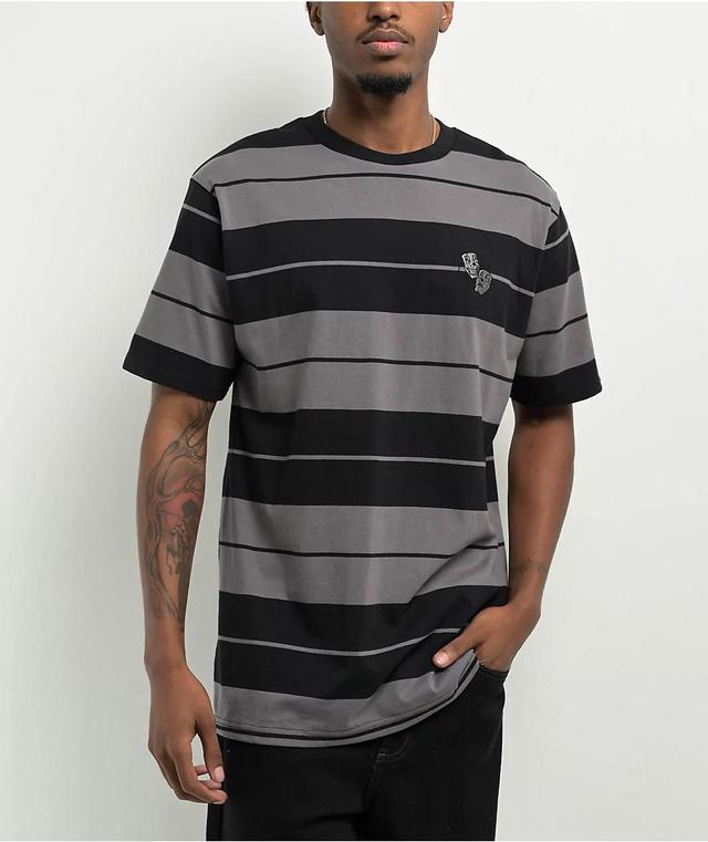 DGK Mindset Black & Charcoal Knit T-Shirt Product Image