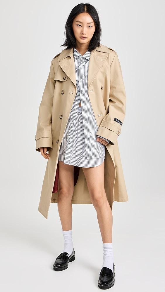 HOMMEGIRLS Classic Khaki Trench Coat | Shopbop Product Image