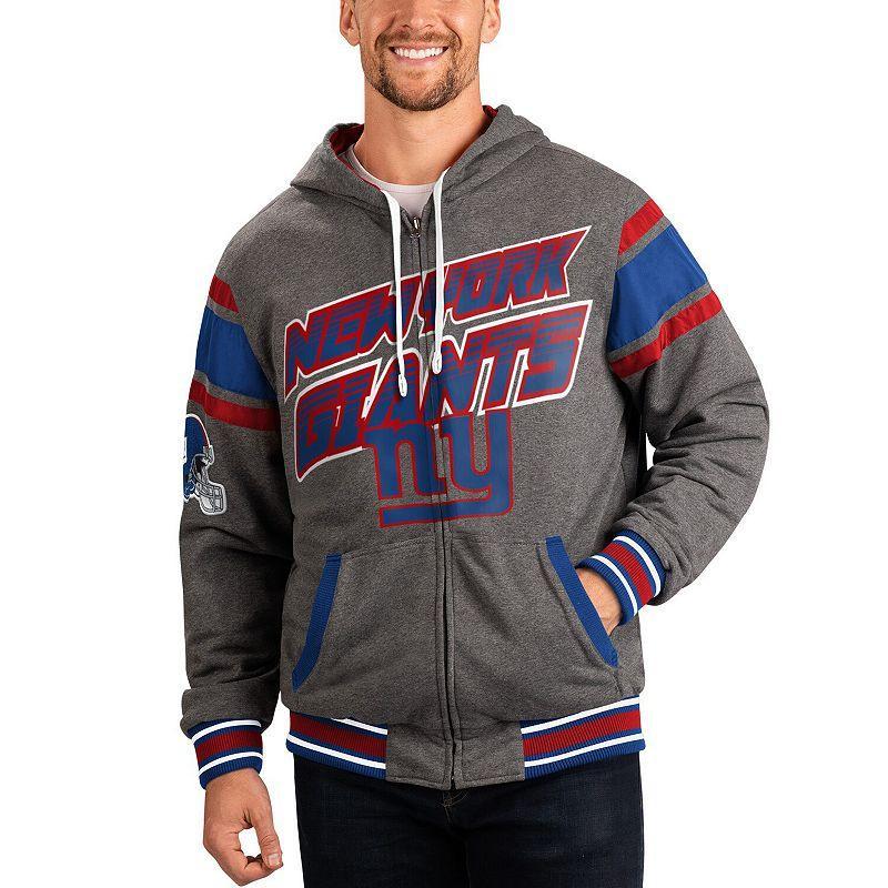 Mens G-III Sports by Carl Banks Royal/Gray Indianapolis Colts Extreme Full Back Reversible Hoodie Full-Zip Jacket Product Image