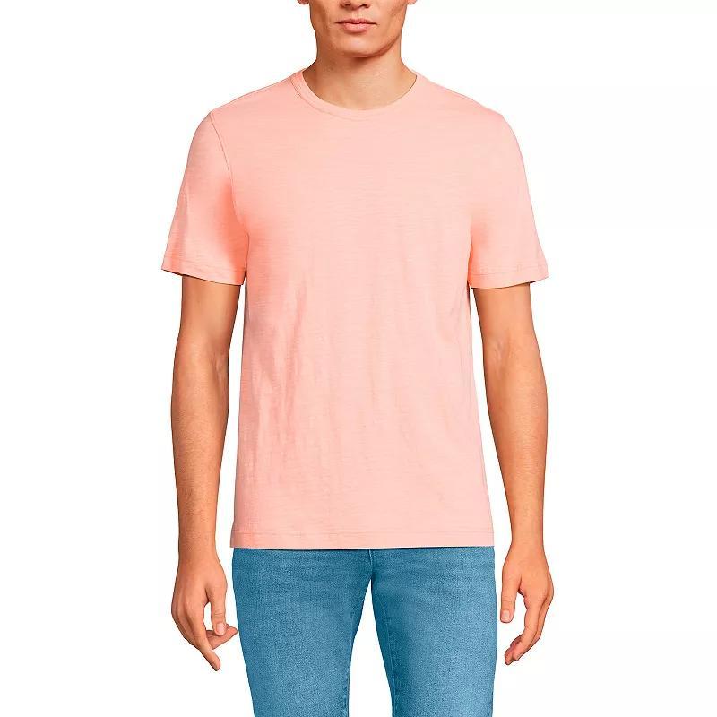 Lands End Mens Short Sleeve Garment Dye Slub T-Shirt Product Image