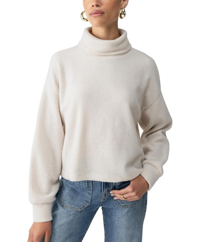 Sanctuary Womens Everyday Cozy Drop-Shoulder Turtleneck Sweater Product Image