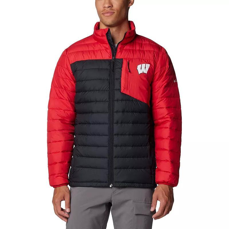 Mens Columbia Wisconsin Badgers Double Blitz Omni-Heat Infinity Insulated Full-Zip Jacket Product Image