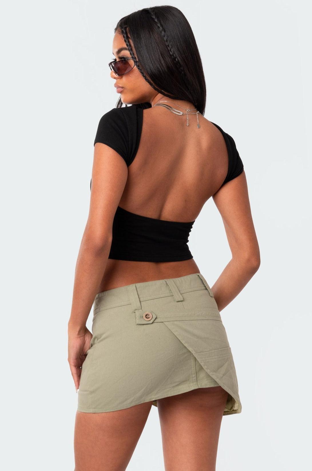 Edikted Women's Bambi Open-Back T-Shirt Product Image