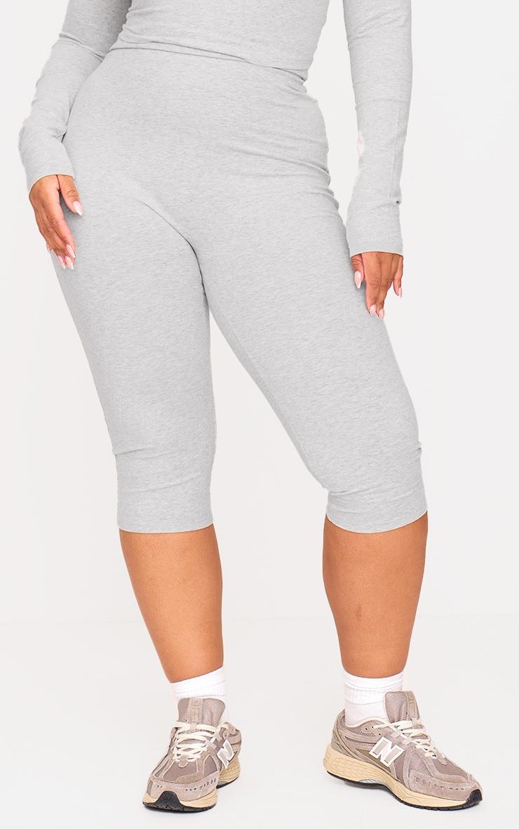 Ash Grey Sculpt Pedal Pusher Leggings Product Image