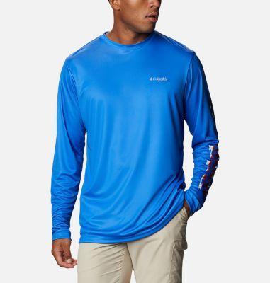 Columbia Men's Terminal Tackle PFG Logo Print Long Sleeve Shirt- Product Image