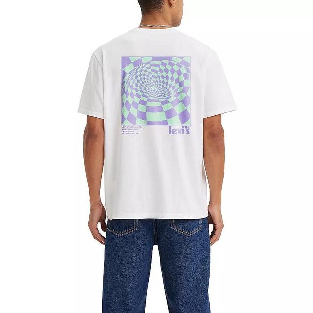 Mens Levis Classic Graphic Tee White Product Image