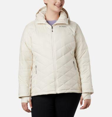 Columbia Heavenly Hooded Jacket (Black) Women's Coat Product Image