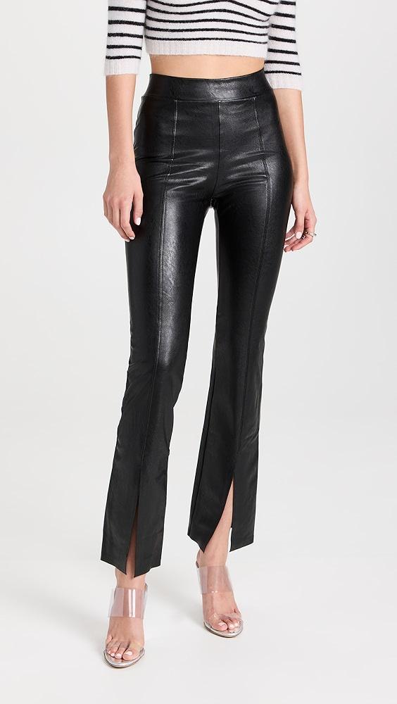 Commando Faux Leather Splitfront Pants | Shopbop Product Image