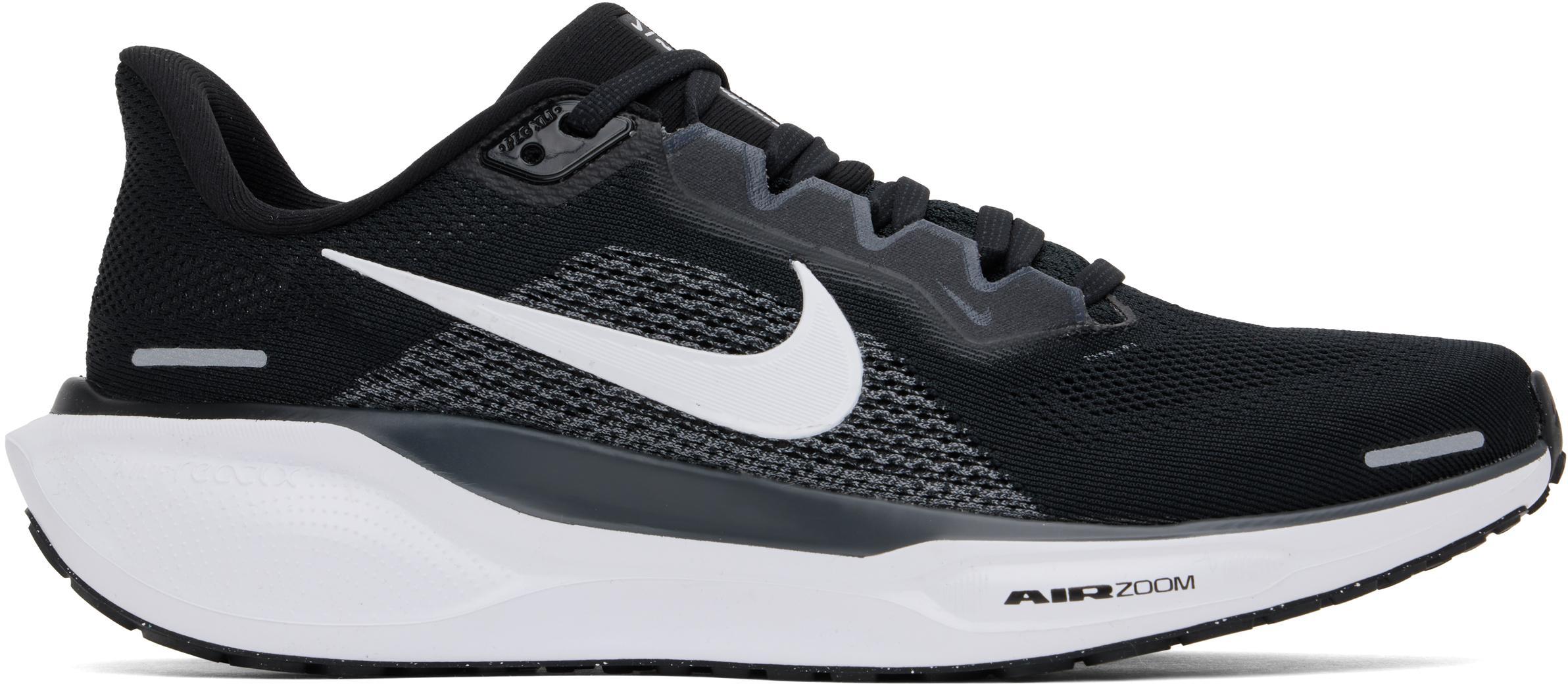 NIKE Air Zoom Pegasus 41 Sneakers In Black And White Product Image