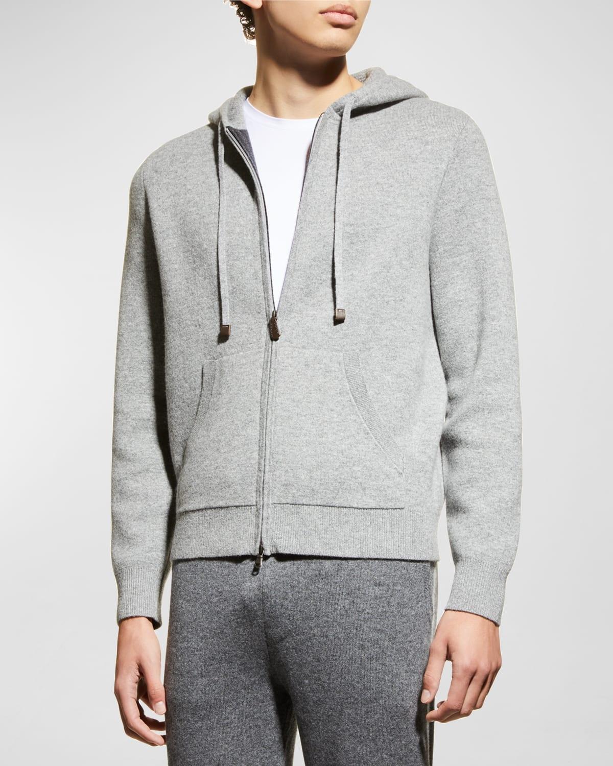 Mens Columbus Full-Zip Cashmere Hoodie Product Image