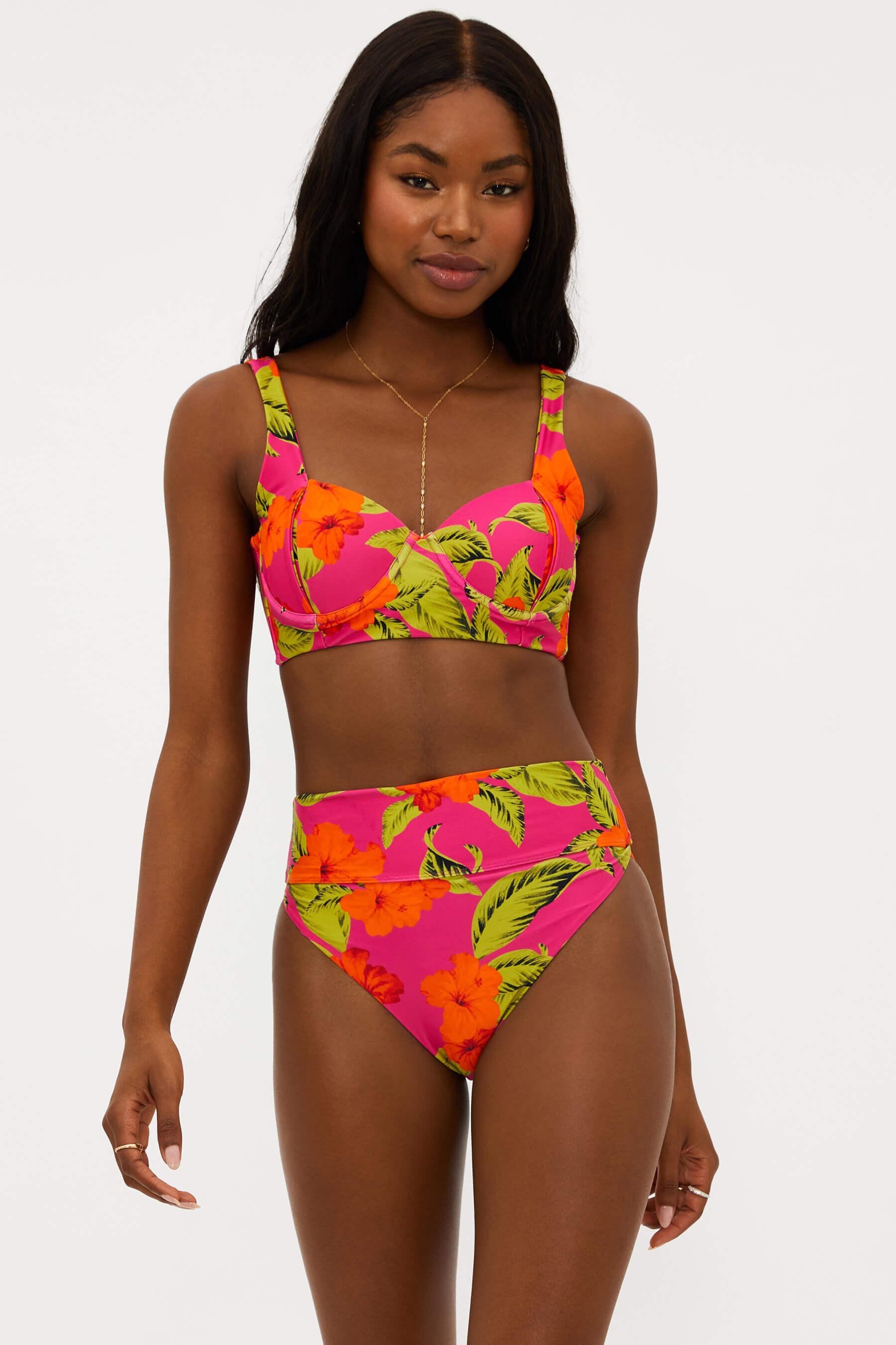 Paulina Top Hibiscus Sunset Product Image