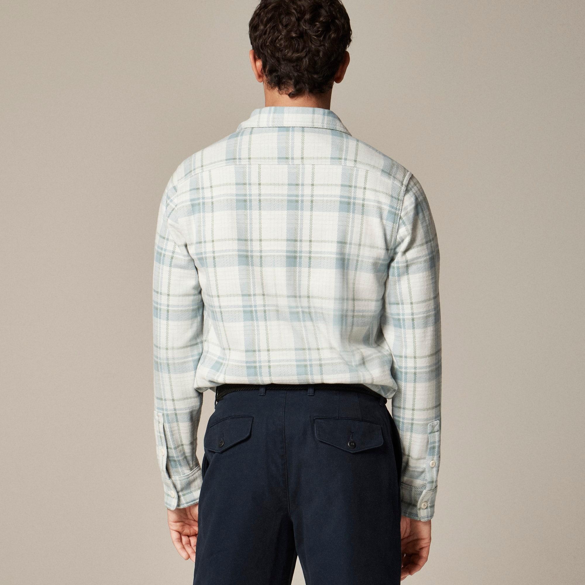 Seaboard soft-knit shirt in plaid Product Image