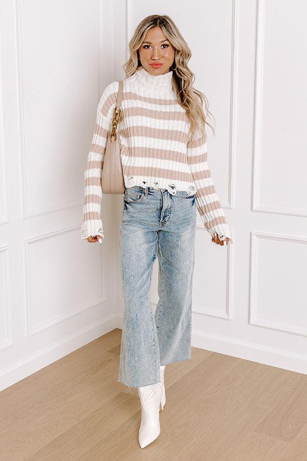 Sonoma Breeze Distressed Knit Sweater Product Image