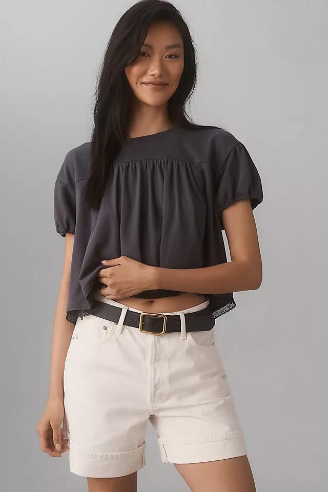 Maeve Puff-Sleeve Swing Top Product Image