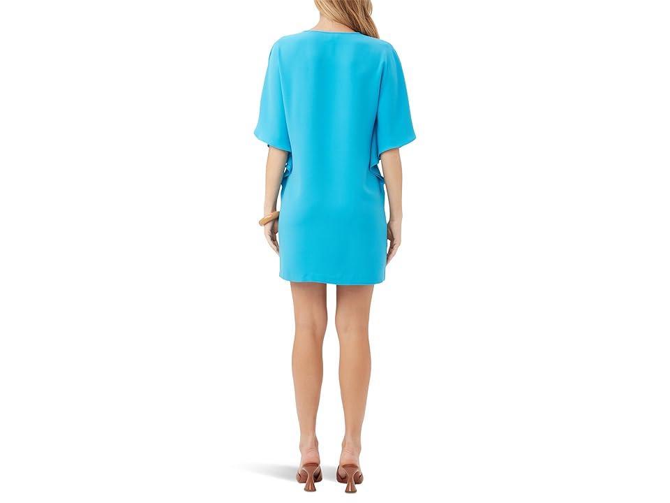 Country Club Dolman-Sleeve Crepe Midi Dress Product Image