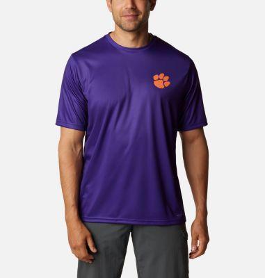 Columbia Mens Collegiate PFG Terminal Tackle Short Sleeve Shirt - Clemson- Product Image