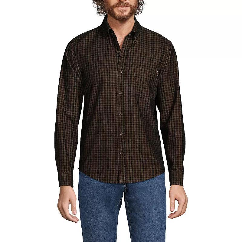 Mens Lands End Pinwale Corduroy Shirt Product Image