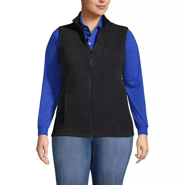 Plus Sized Lands End Thermacheck 100 Vest, Womens Product Image