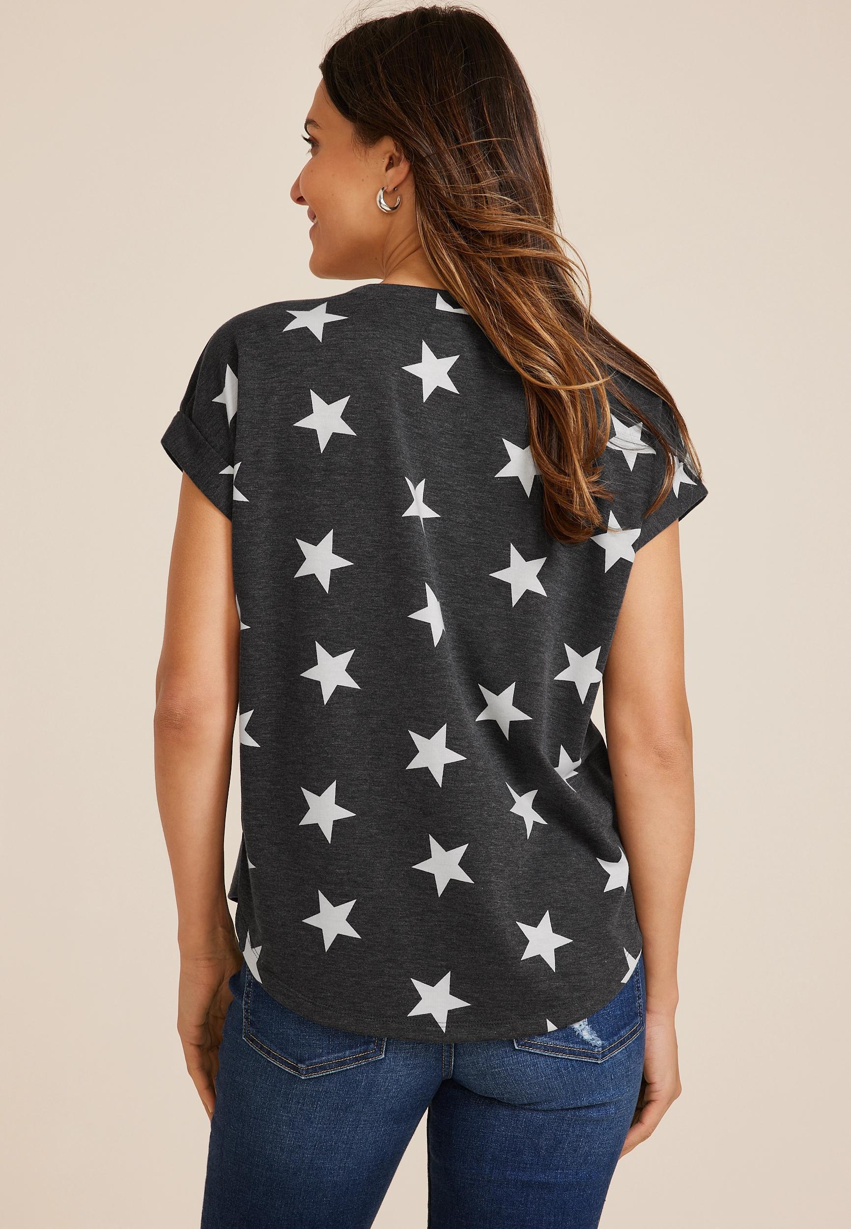 24/7 Clara Star Short Sleeve Tee Product Image