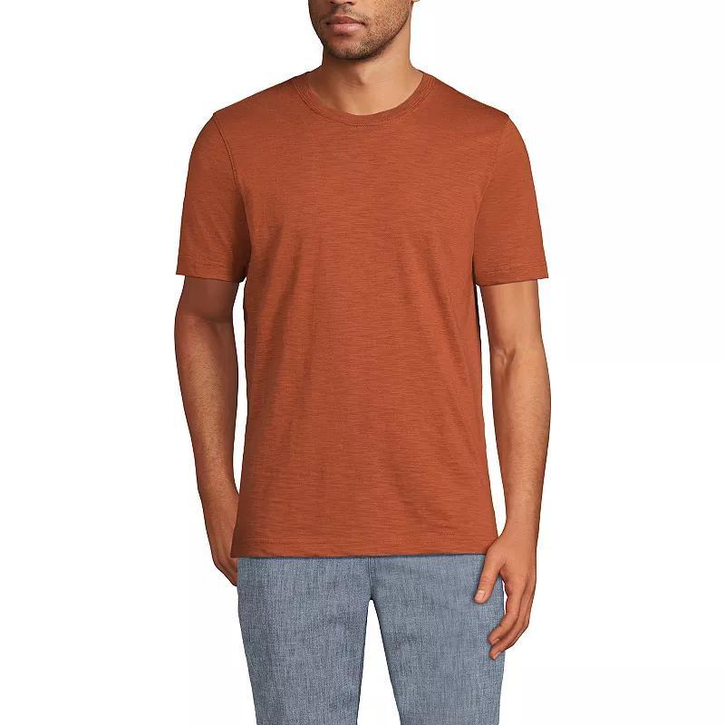 Mens Lands End Short Sleeve Slub Tee, Mens Product Image