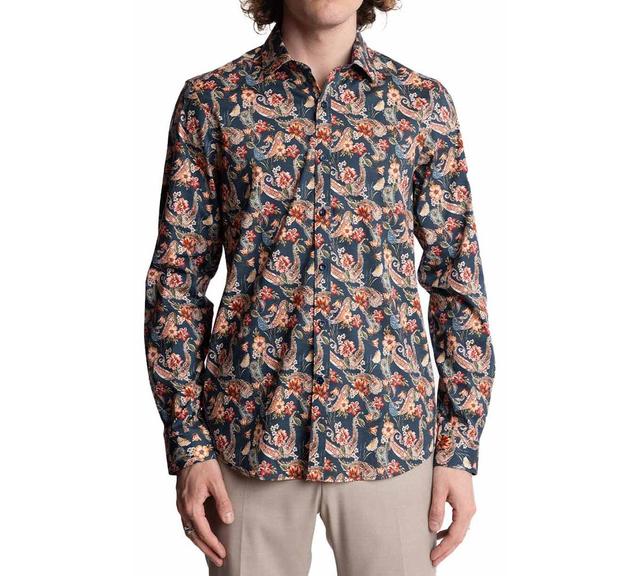 Paisley & Gray Mens Samuel Slim-Fit Floral Paisley Button-Down Shirt Product Image