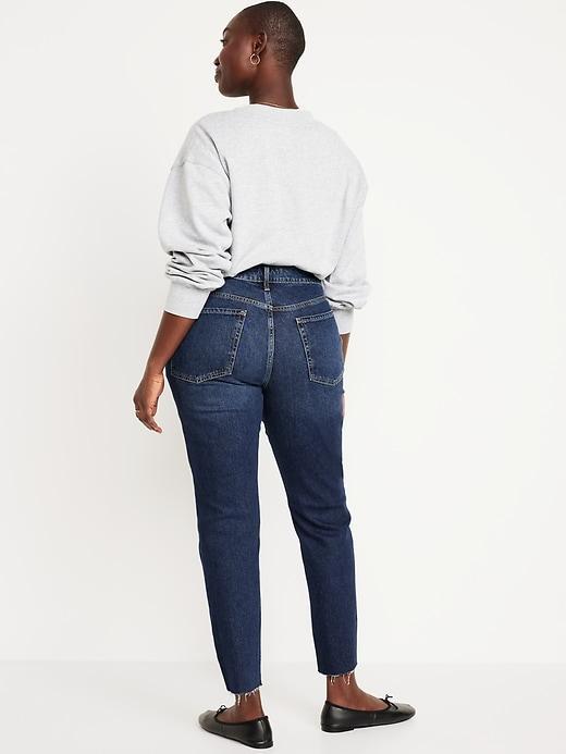 High-Waisted Button-Fly OG Straight Ankle Jeans Product Image