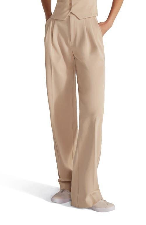 Favorite Daughter - The Low Favorite Pleated Twill Wide-Leg Pants - BlackModa Operandi Product Image