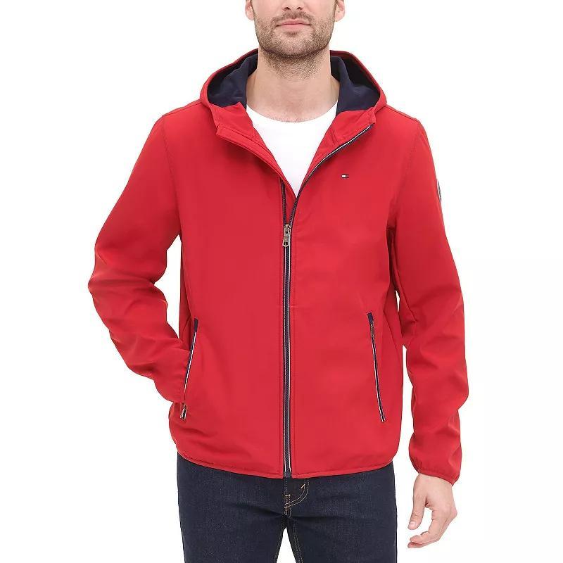 Tommy Hilfiger Mens Hooded Soft Shell Jacket Product Image