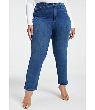 Womens Good Legs Flared Crop Jeans Product Image