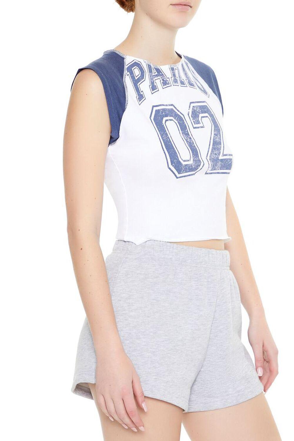 Paris 02 Raglan Cropped Tee | Forever 21 Product Image