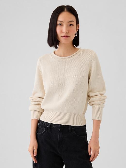 Cropped Rollneck Sweater Product Image