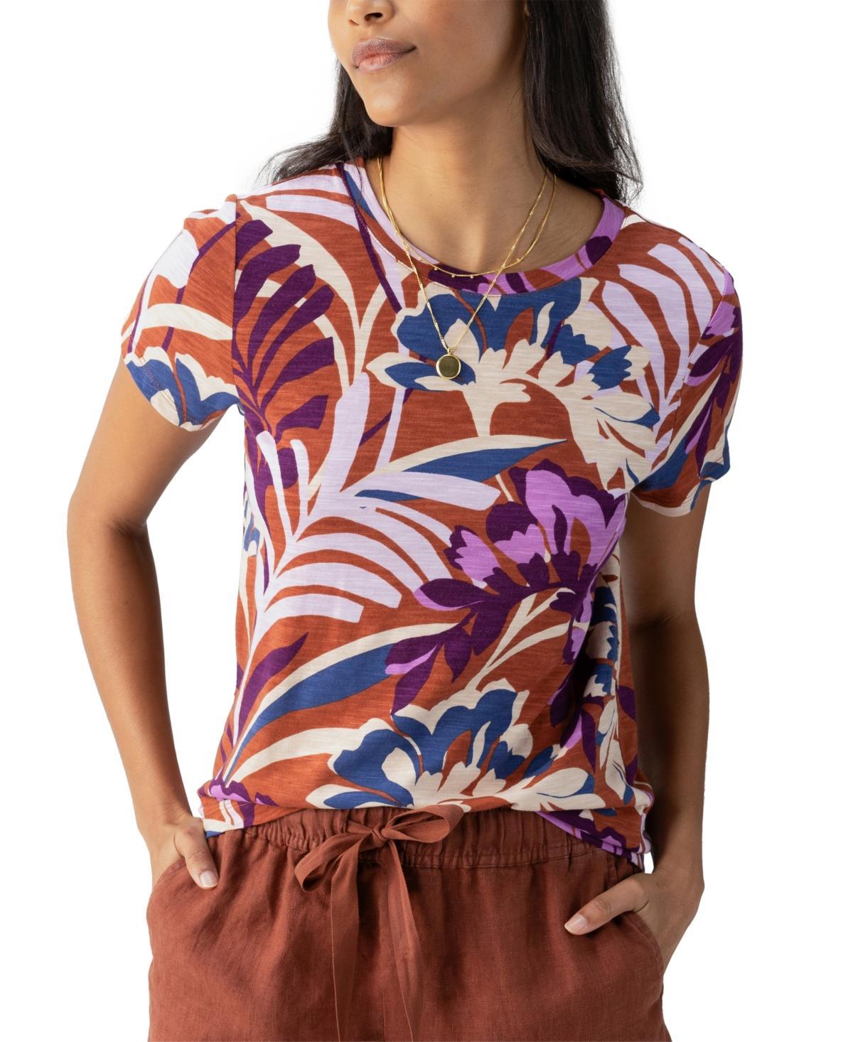 Sanctuary The Perfect Geo Print Cotton Blend Knit Top Product Image