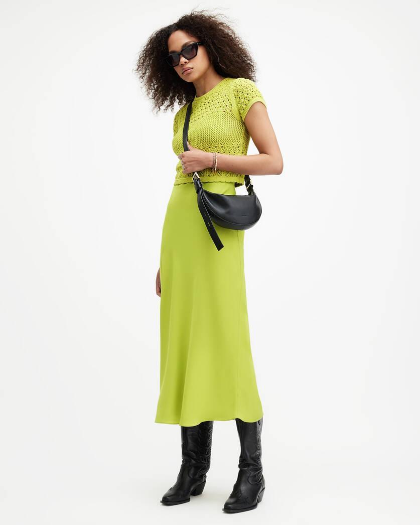 Bryony V-Neck Midi Slip Dress Product Image