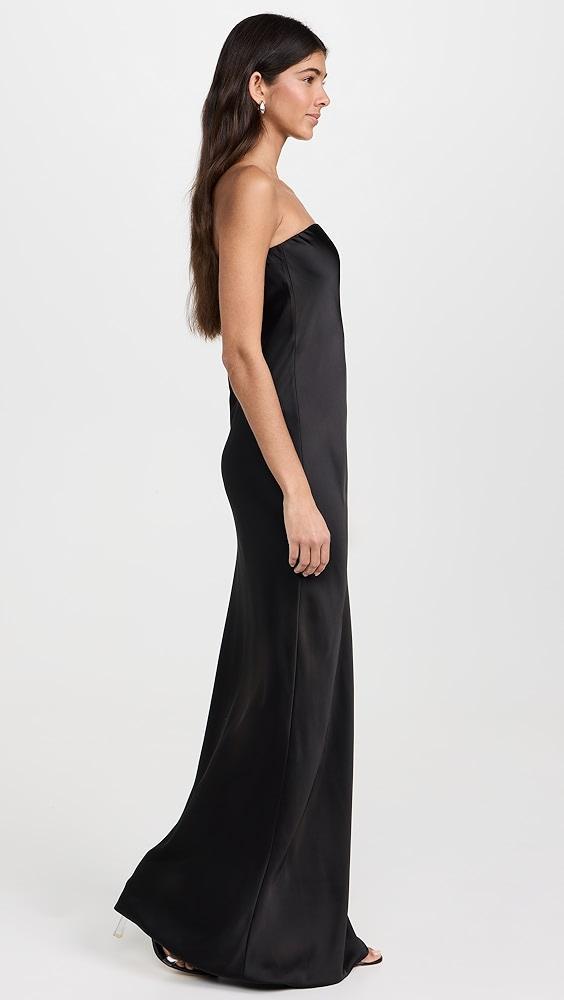 Norma Kamali Bias Strapless Gown | Shopbop Product Image