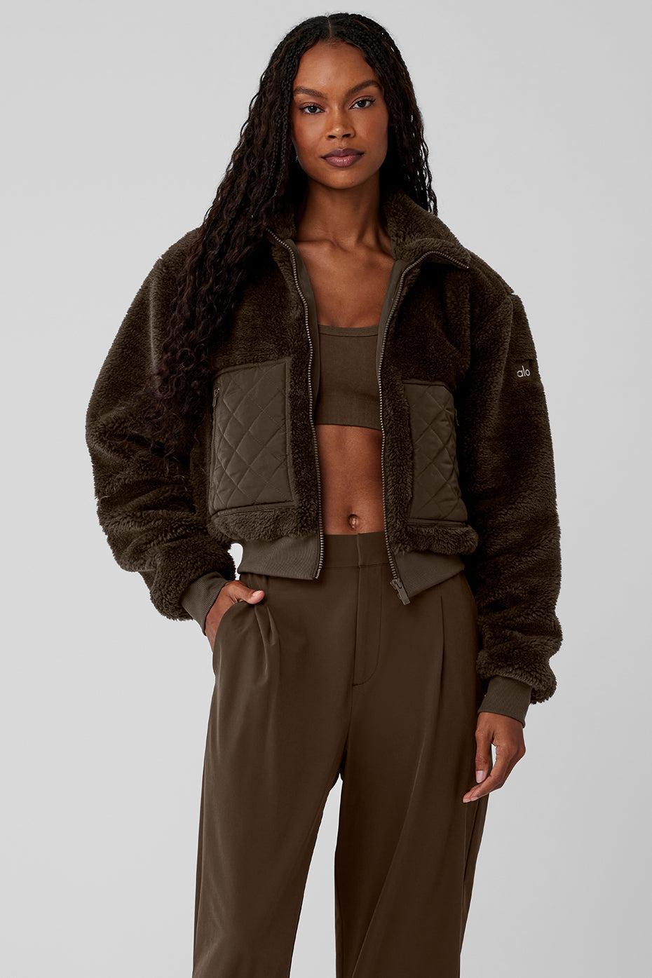 Sherpa Edge Bomber - Espresso Female Product Image