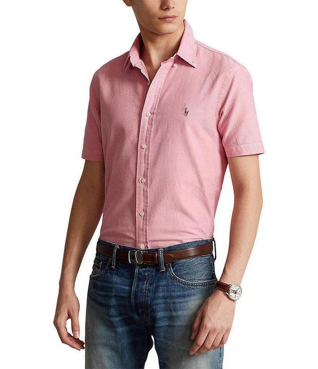 Polo Ralph Lauren Oxford Short-Sleeve Woven Shirt Product Image