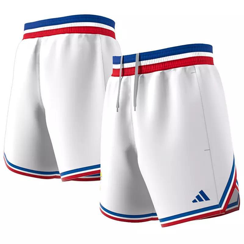 Mens adidas Kansas Jayhawks Swingman Replica Basketball Shorts Product Image