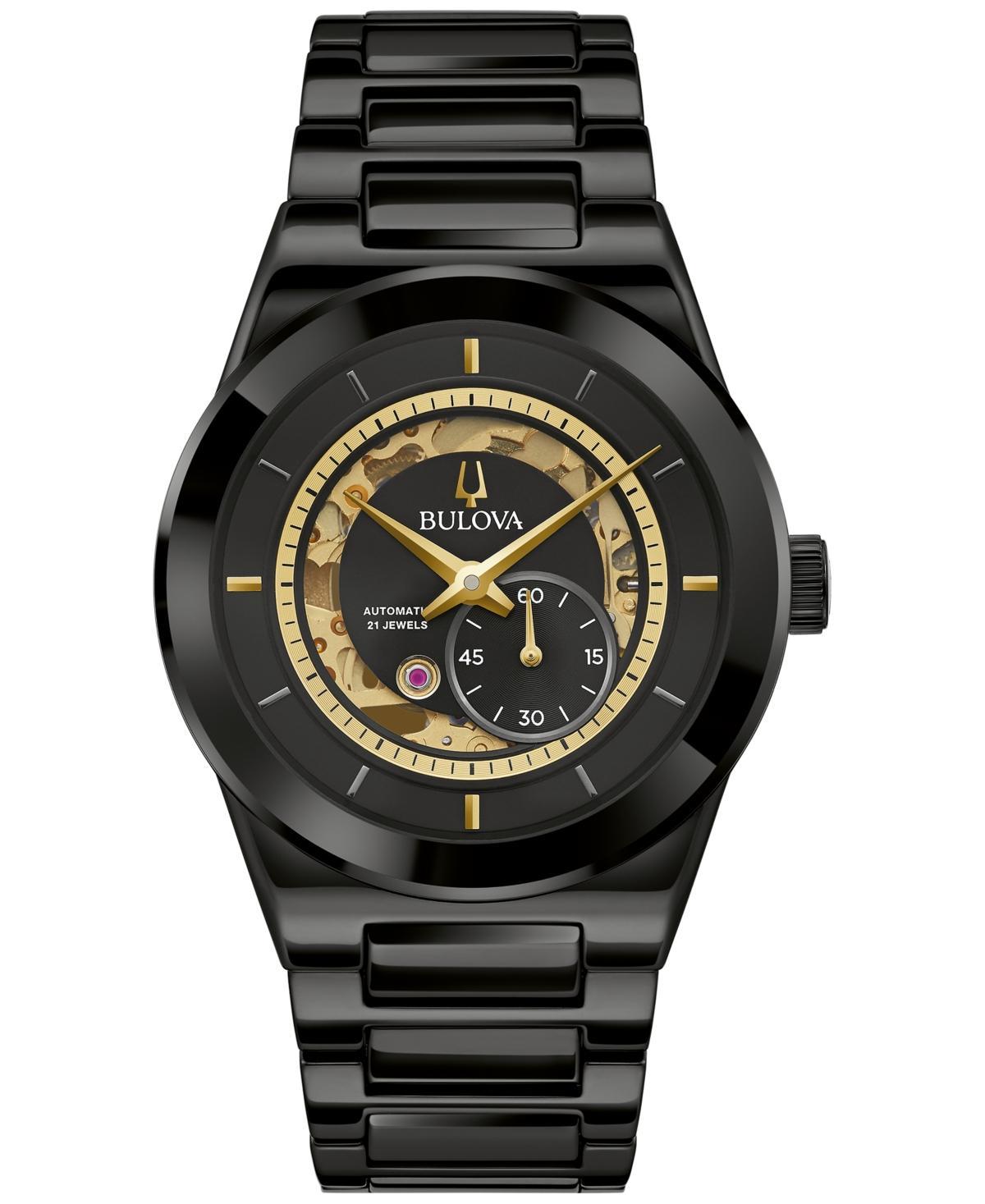 Bulova Men's Modern Millenia Automatic Black Cermaic Bracelet Watch, 41Mm Product Image