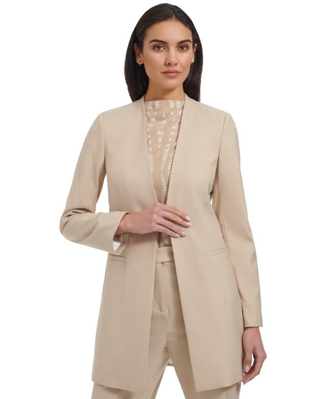 Calvin Klein Womens Open Front Topper Jacket Product Image