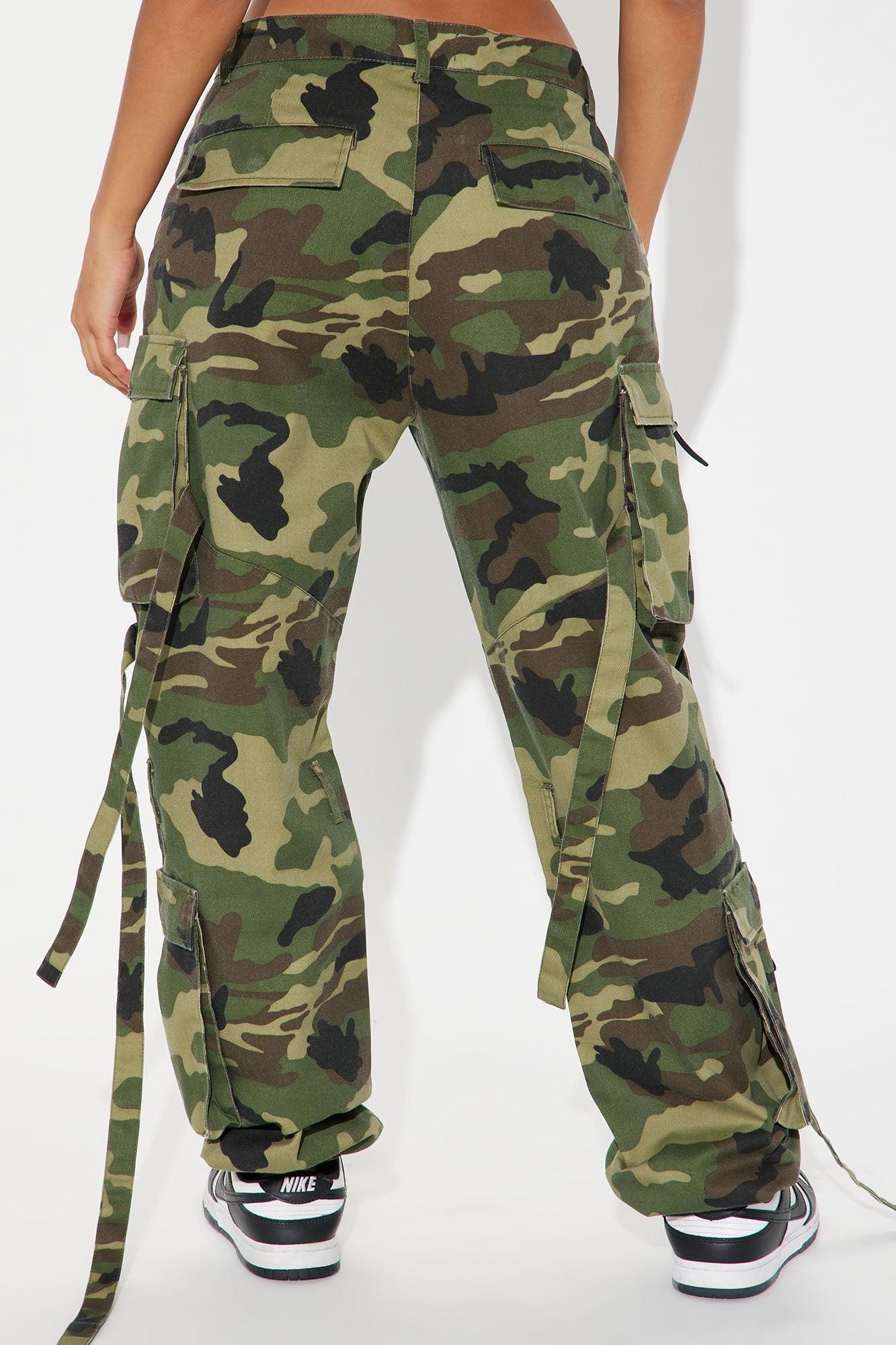 Level You Up Camo Jogger Pant - Olive/combo Product Image