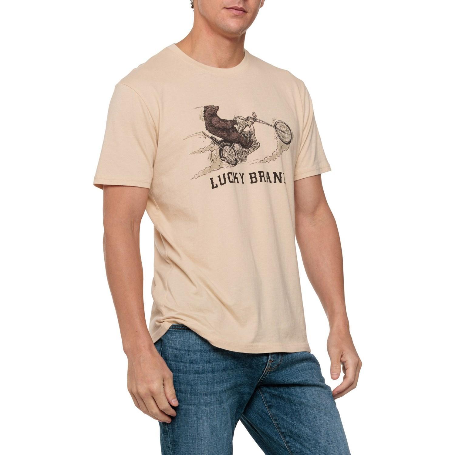 Lucky Brand Moto Bear Graphic T-Shirt - Short Sleeve Product Image