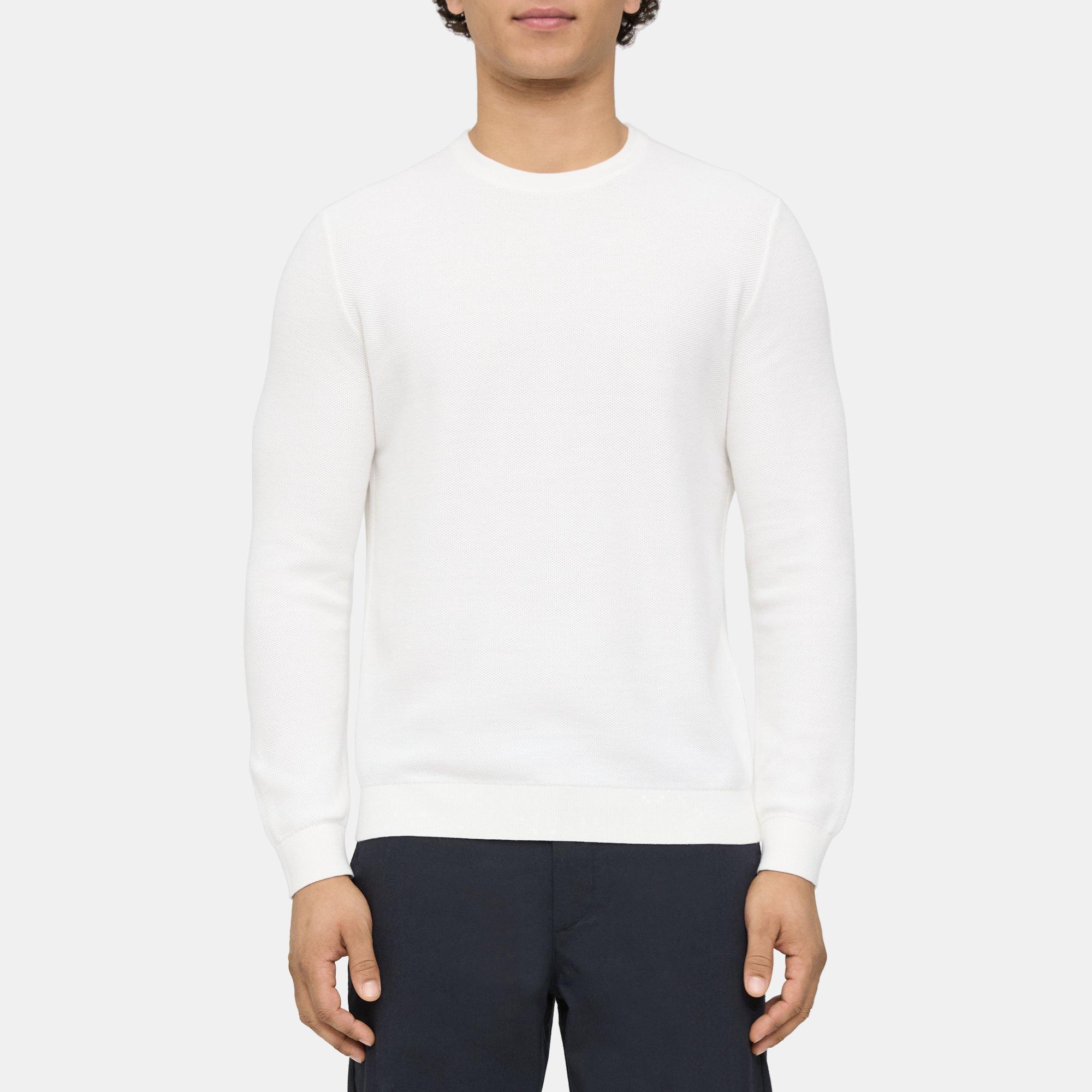 Organic Cotton Crewneck Sweater | Theory Outlet Product Image