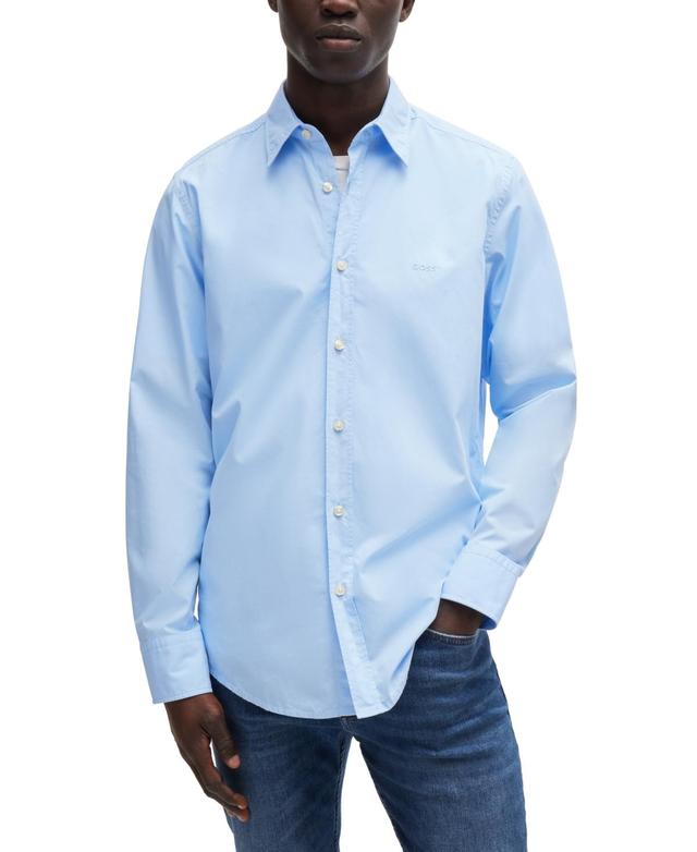 Mens Regular-Fit Shirt in Cotton Poplin Product Image